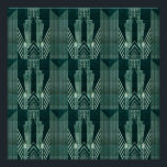 Art deco, Green,black, pattern,art nouveau,vintage Poster<br><div class="desc">Art deco,  Green, black,  pattern, art nouveau, vintage, chic, elegant, retro, trending, modern, </div>