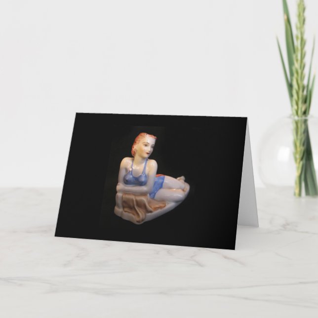 Art Deco Greeting Card (Front)