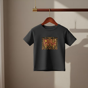 Art Deco Heritage Flag China Vintage Toddler T-Shirt