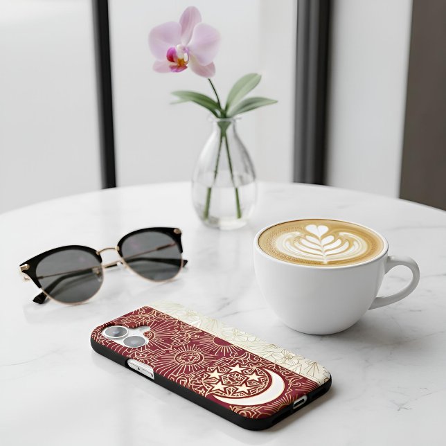Art Deco Heritage Flag | Singapore | iPhone Case (Lifestyle Shot)