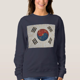 Art Deco Heritage Flag South Korea 1920s Sweatshirt