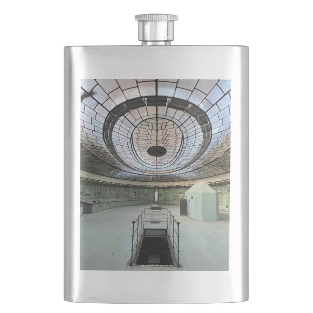 Art Deco Hip Flask (Front)