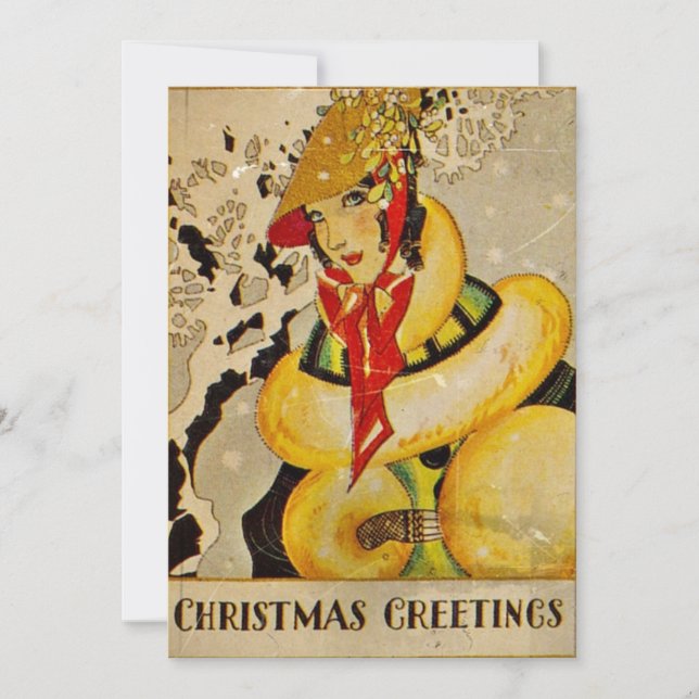Art Deco Holiday Greeting (Front)