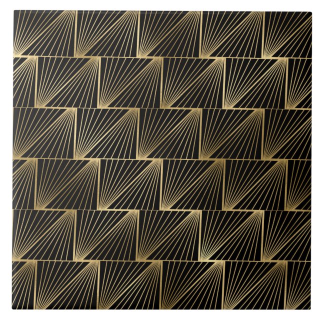 art deco home decor ceramic tile (Front)