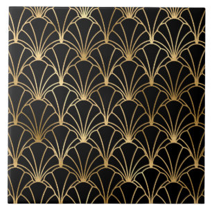 art deco home decor ceramic tile
