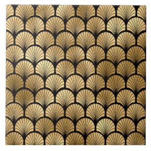 art deco home decor ceramic tile