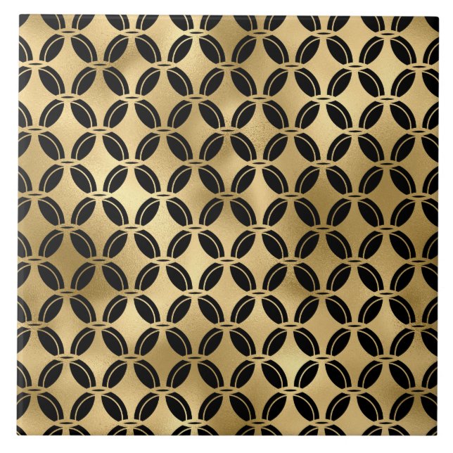 art deco home decor ceramic tile (Front)