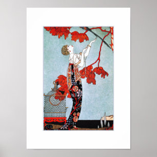 Art Deco Illustration by George Barbier Art Print
