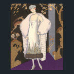 Art Deco Illustration Italian Coat and Dress Poster<br><div class="desc">Art Deco style Illustration by George Barbier of a woman modelling an Italian dress and coat. George Barbier 1882 - 1932 was one of the great French illustrators of the early 20th century. He is well known for his commissions to design theatre and ballet costumes, to illustrate books, and to...</div>