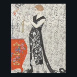 Art Deco image of a young lady burning a letter Poster<br><div class="desc">This intriguing image of a young woman burning a letter has all the charm and mystery of Agatha Christie's stories set in the 1920s. 

The image is courtesy of McGill Library via Unsplash.</div>
