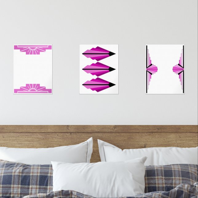 Art deco in pink (Bedroom)