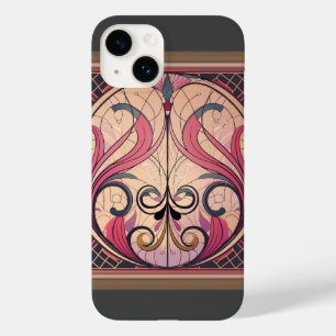 Art Deco In Pink And Beige Case-Mate iPhone 14 Case