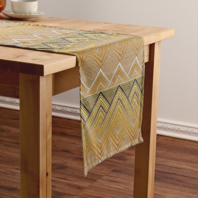 Art Deco Influence: Short Table Runner (In Situ)