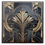 Art Deco-Inspired Ceramic Tiles<br><div class="desc">Invite the essence of the Art Deco era into your home with this stunning ceramic tile. Displaying intricate patterns and luxurious metallic details,  these tiles embody the elegance and opulence of the 1920s and 1930s,  making them a timeless addition to your décor.</div>