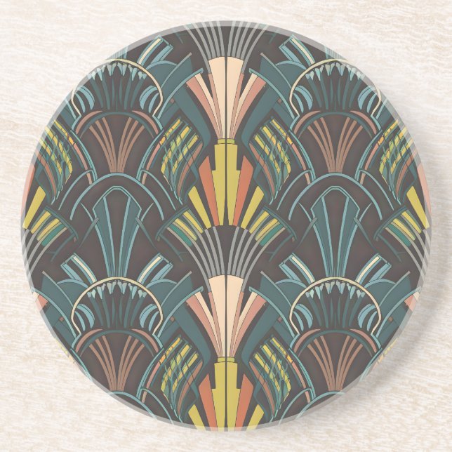 Art Deco-inspired coasters (Front)