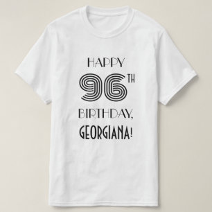 Art Deco Inspired Look 96th Birthday Party Shirt