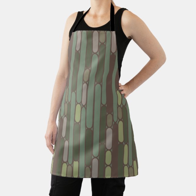 Art Deco Inspired Ovals  Apron (Insitu)