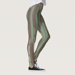 Art Deco Inspired Ovals Leggings