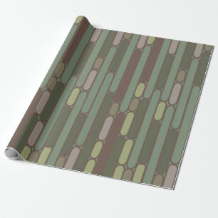 Art Deco Inspired Ovals Wrapping Paper
