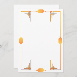 Art Deco Invitation
