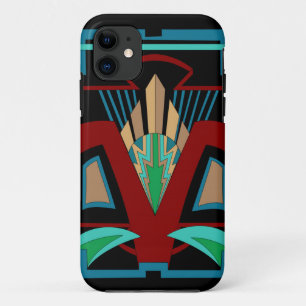 Art Deco iPhone 11 and up Case (Black)