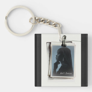 Art Deco Key Ring