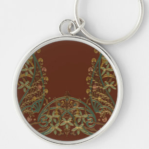 art deco key ring