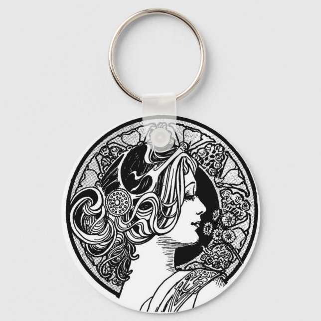 Art Deco Keyring (Front)