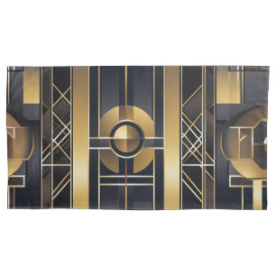 Art Deco King Pair Pillowcase