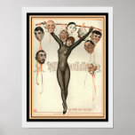 Art Deco La Vie Parisienne 12 x 16 Print<br><div class="desc">Vintage,  Deco,  Cover for La Vie Parisienne 12 x16</div>