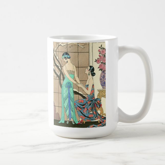 Art Deco Ladies By the Window Mug (Right)