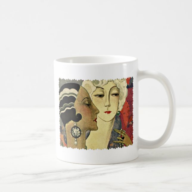Art Deco Ladies Coffee Mug (Right)