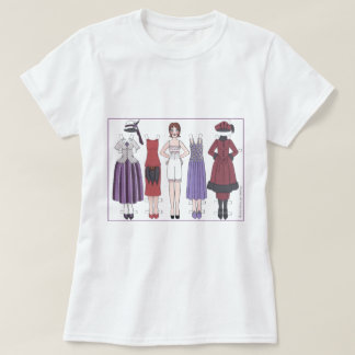 Art Deco Lady of the 1920s Paper Doll T-Shirt