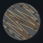 Art Deco  Large Clock<br><div class="desc">Art Deco Wall Clock with Roman Numerals</div>