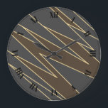 Art Deco  Large Clock<br><div class="desc">Art Deco Wall Clock with Roman Numerals</div>