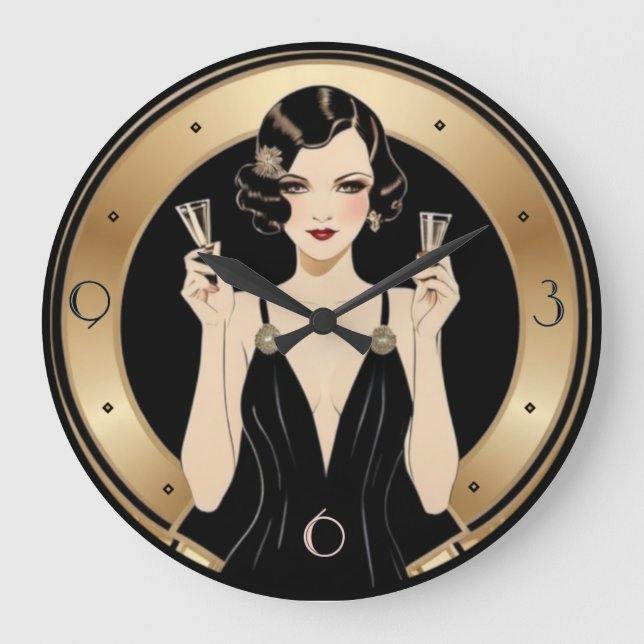 Art Deco Large Clock (Front)