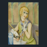 Art Deco - Lili Elbe Portrait by Gerda Wegener Poster<br><div class="desc">Date:1928. Lili Elbe by Gerda Wegener. Style: Art Nouveau (Modern), Art Deco.</div>