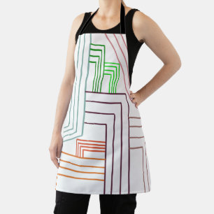 Art Deco Lines  Apron