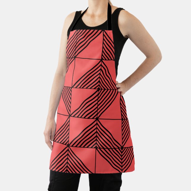 Art Deco Lines  Apron (Insitu)