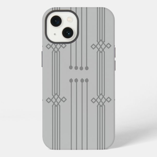 Art Deco Lines  iPhone Case (Back)