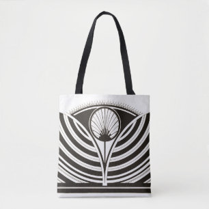 Art Deco Lines Tote Bag