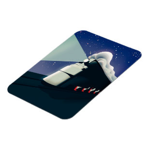 Art Deco Locomotive Magnet