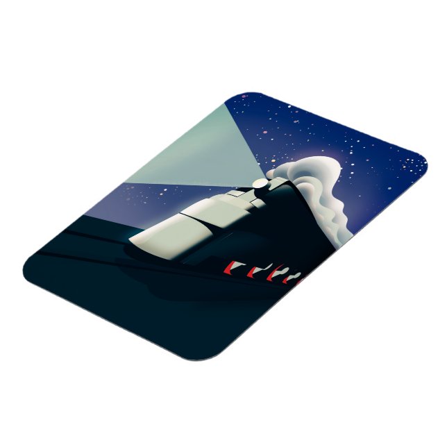 Art Deco Locomotive Magnet (Left Side)