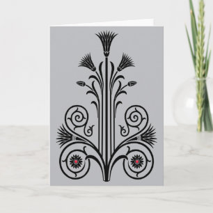 Art Deco Lotus (Egyptian) Card