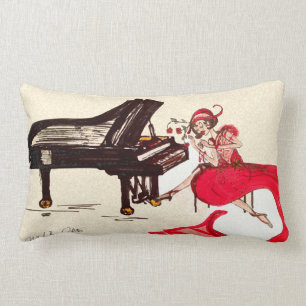 Art Deco Lumbar Cushion
