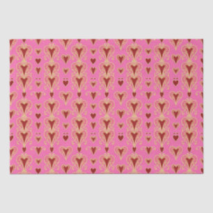 Art Deco Luxe Hearts Tissue Paper
