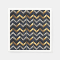 "Art Deco Luxury Design: Gold, Silver & Blue