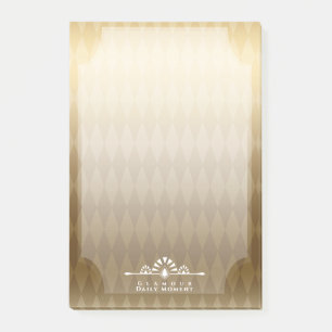Art Deco Luxury Gold  Post-it Notes