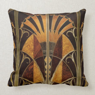 ART DECO MARQUETRY 4 CUSHION