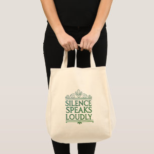 Art Deco Message Grocery Tote Bag